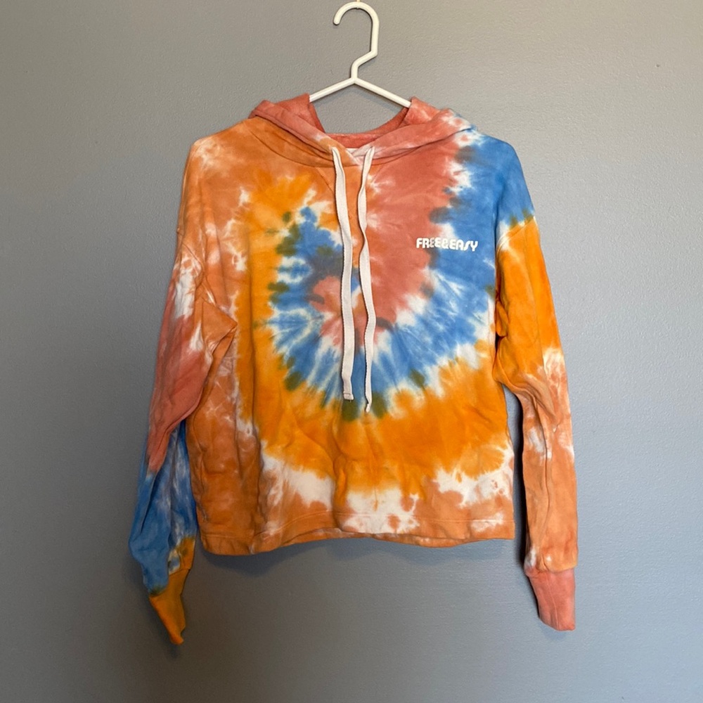 Cropped Tye Dye Madewell x Free & Easy Sweatshirt